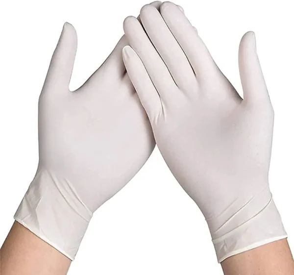 WHITE LATEX GLOVES