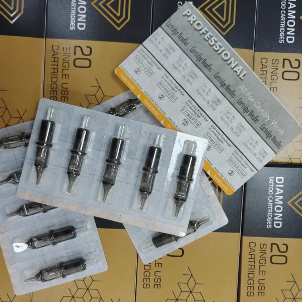 DIAMOND TATTOO CARTRIDGE NEEDLES MAGNUM & CURVED MAGNUM